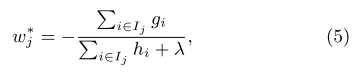 xgboost equation 5
